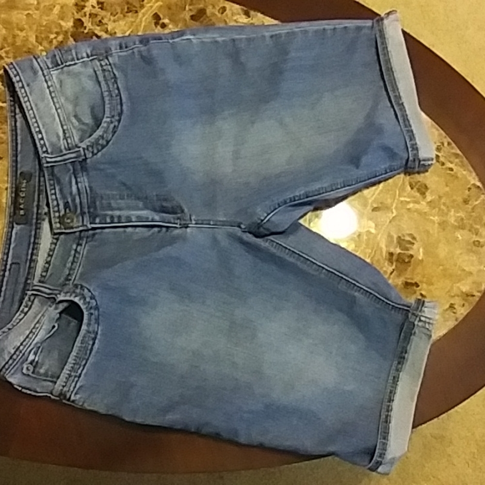 Baccini Bermuda Denim Shorts - Picture 2 of 11